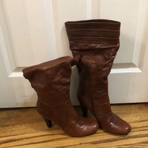 9M real leather Guess boots
